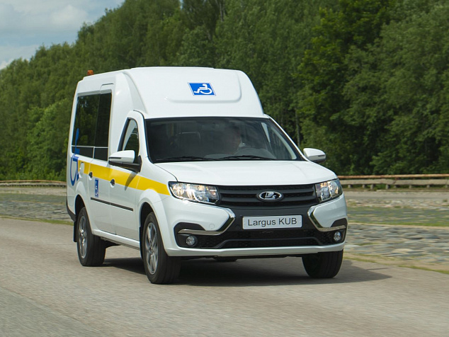 Автомобиль для перевозки инвалидов на базе Lada Largus Куб / Kub